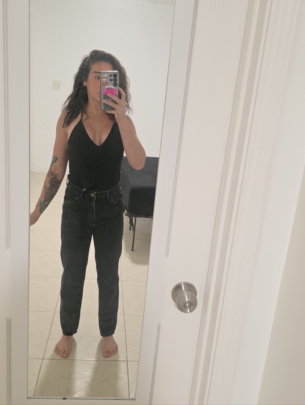 Zara Trafaluc Black Straight Jeans | USA 04 | Like New